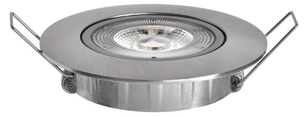 LED Podhledové svítidlo EXCLUSIVE LED/5W/230V 3000 K stříbrná