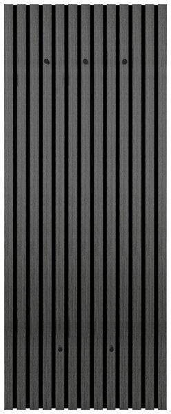ŠATNÍ PANEL, šedá, černá, 50/125/7 cm Xora - Šatní panely