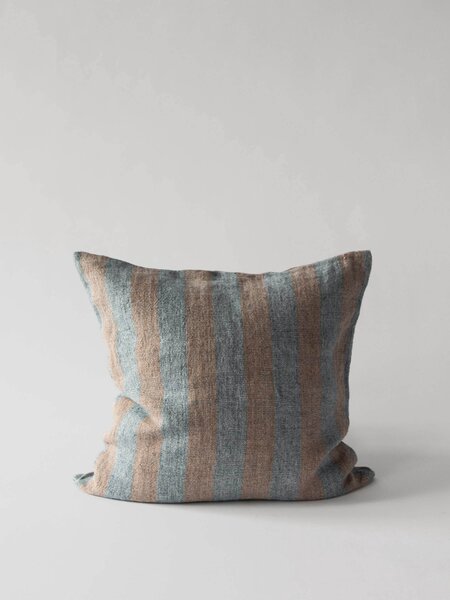 Tell Me More Lněný povlak na polštář Pascal Blue Stripe 50 x 50 cm TMM140