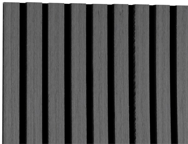 ŠATNÍ PANEL, šedá, černá, 50/125/7 cm Xora - Šatní panely