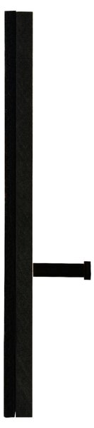ŠATNÍ PANEL, černá, dub artisan, 60/30/7 cm Xora - Šatní panely