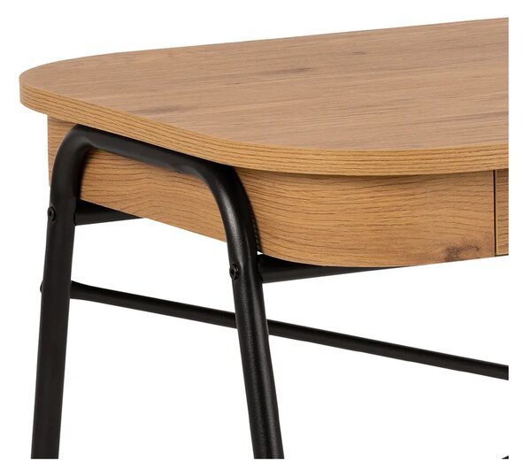 Actona Psací stůl Blueton 120 cm dub divoký/černý
