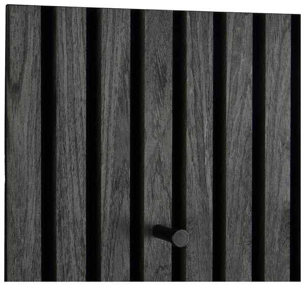ŠATNÍ PANEL, šedá, černá, 60/30/7 cm Xora - Šatní panely