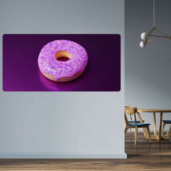 PIPPER. Samolepící textilní tapeta "Donuts 3"