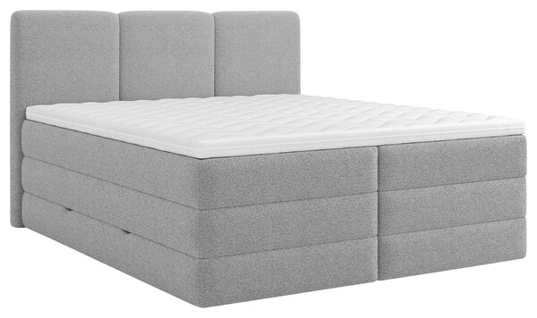 POSTEL BOXSPRING, 180/200 cm, šedá MID.YOU - Postele s úložným prostorem, Online Only