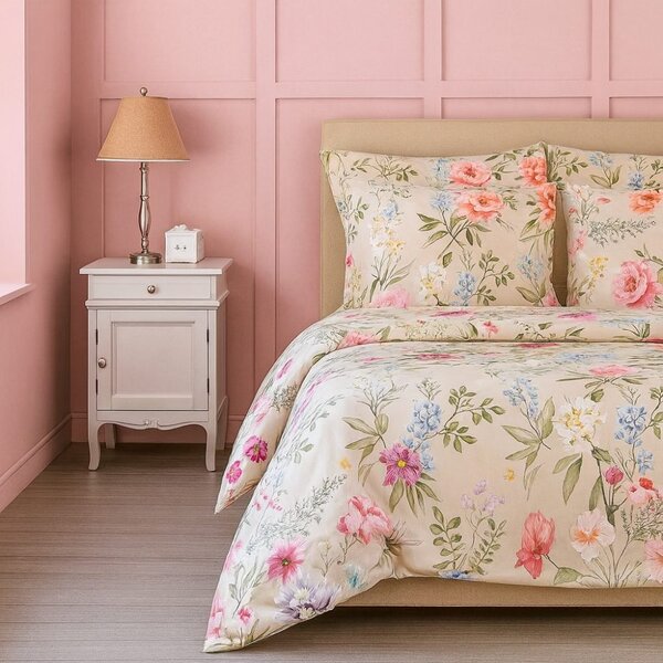 Saténové povlečení LUXURY COLLECTION Botanica elegance
