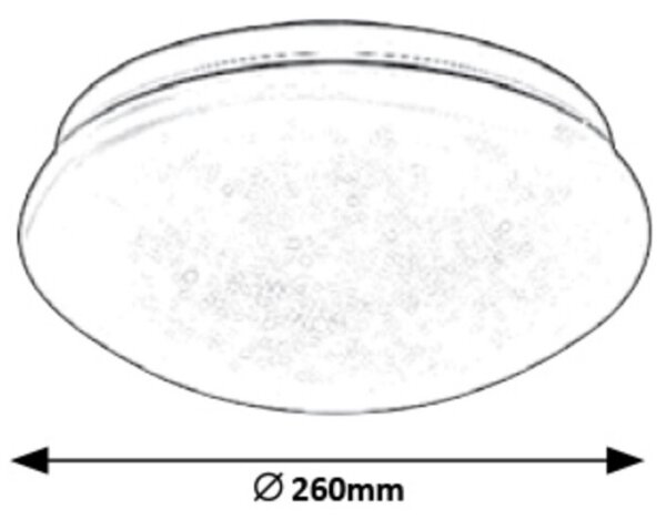 Rabalux 3936 - LED Stropní svítidlo LUCAS LED/12W/230V 260mm