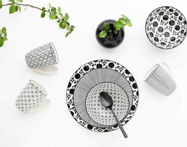 KOMBINOVANÁ SOUPRAVA, 16dílné, pórovina Creatable - Online Only nádobí, Online Only