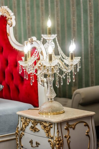 Lampa stolní ES1026+101PB, Varianta Stříbrná
