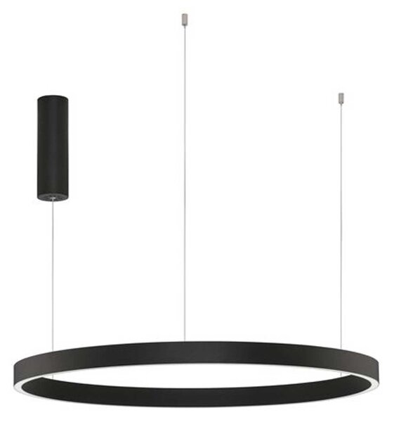 Nova Luce Elowen LED závěsné kruhové svítidlo StříbrnáØ98cm