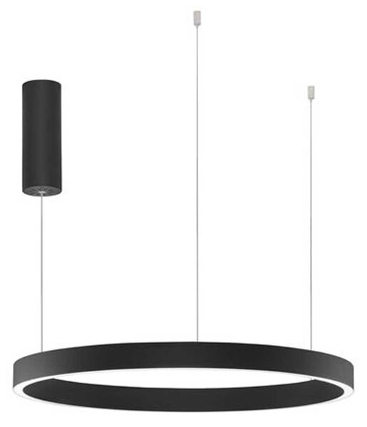 Nova Luce Elowen LED závěsné kruhové svítidlo StříbrnáØ98cm
