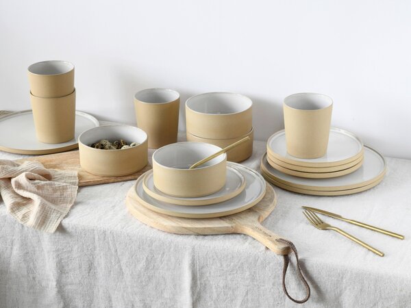 KOMBINOVANÁ SOUPRAVA, 16dílné, kamenina Creatable - Online Only nádobí, Online Only