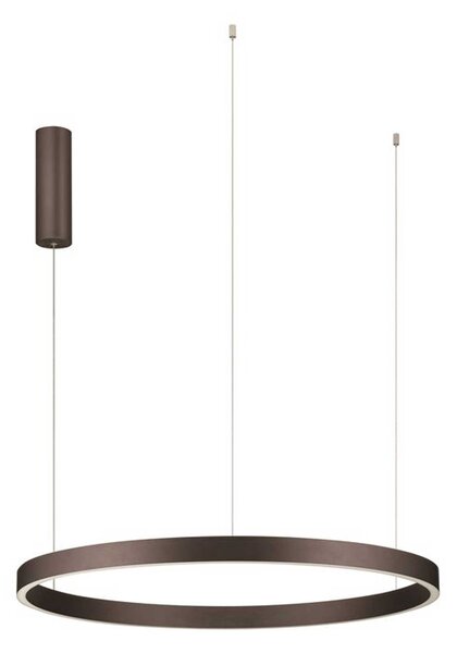 Nova Luce Elowen LED závěsné kruhové svítidlo StříbrnáØ98cm