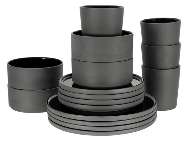 KOMBINOVANÁ SOUPRAVA, 16dílné, kamenina Creatable - Online Only nádobí, Online Only
