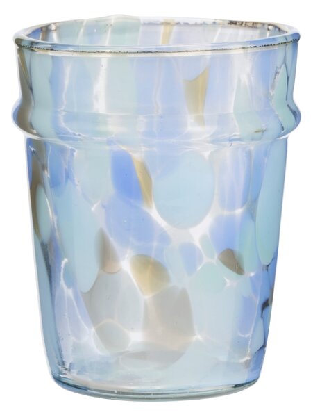 Sklenice z brokového skla Blue/Aqua 200 ml