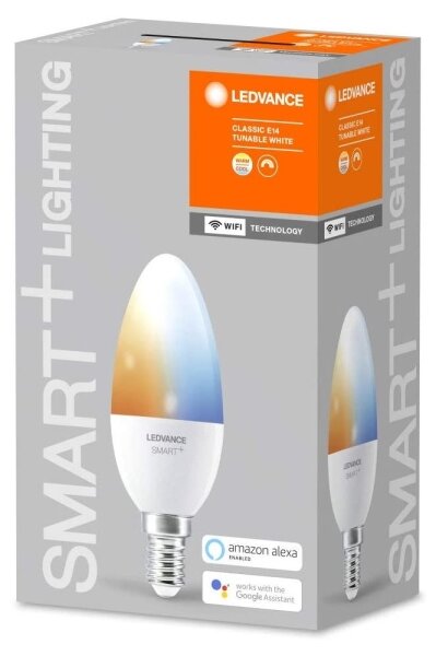 LED Stmívatelná žárovka SMART+ E14/5W/230V 2700K-6500K - Ledvance