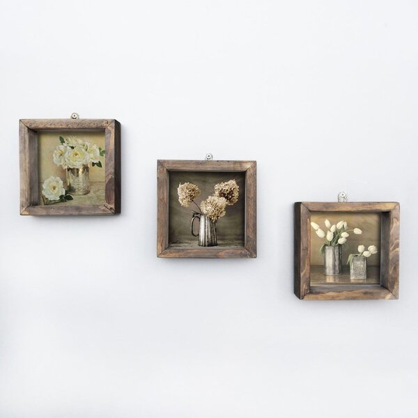 Obrazy v sadě 3 ks 15x15 cm – Wallity