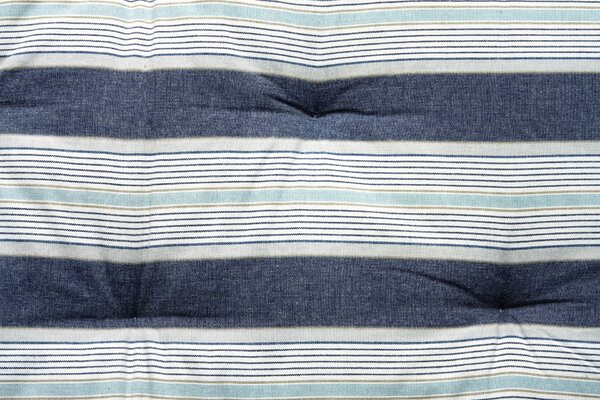 Bavlněná matrace Blue / white / grey 60 × 100 cm