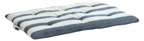 Bavlněná matrace Blue / white / grey 60 × 100 cm