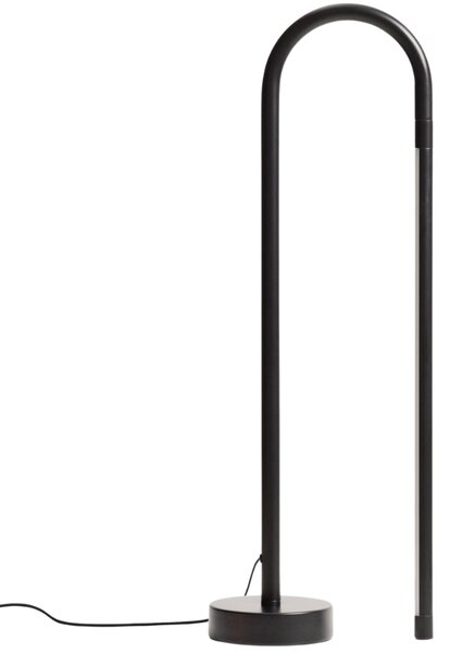 Kave Home Černá kovová stolní LED lampa Bow 60 cm