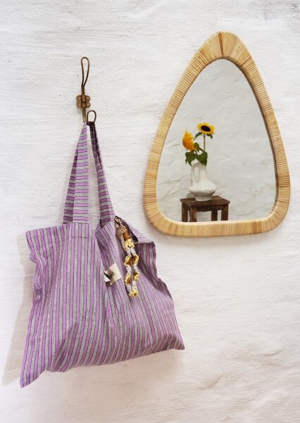 Nástěnné zrcadlo Triangular Cane 55 cm
