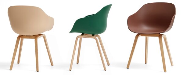 HAY Jídelní židle AAC 222, Oak / Dusty mint