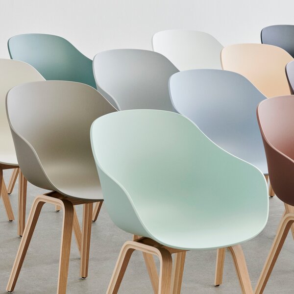HAY Jídelní židle AAC 222, Oak / Dusty mint