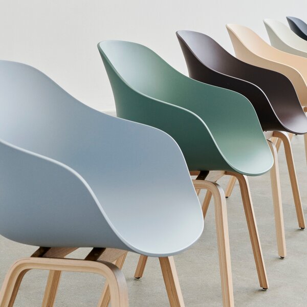 HAY Jídelní židle AAC 222, Oak / Dusty mint