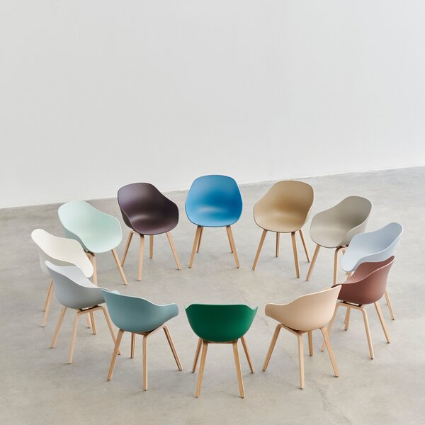 HAY Jídelní židle AAC 222, Oak / Dusty mint