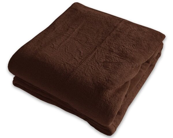 Homeville deka mikroplyš tmavě hnědá - 220x200 cm