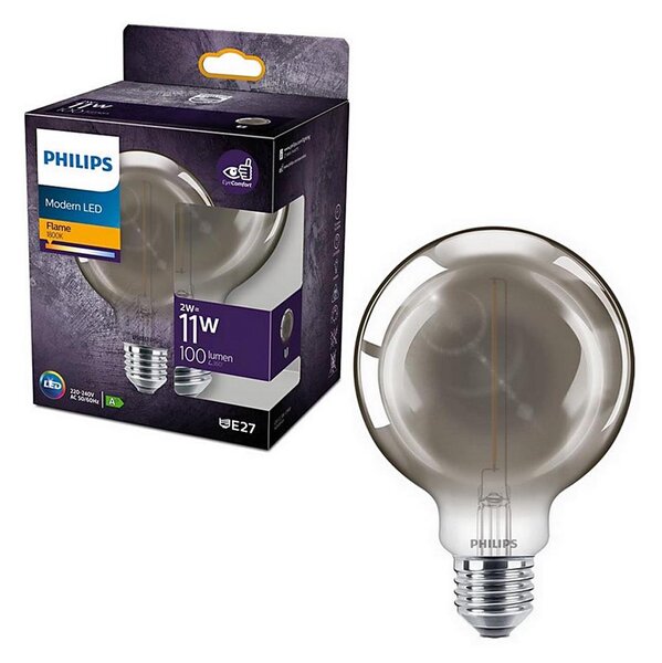 LED Žárovka Philips E27/2W/230V 1800K