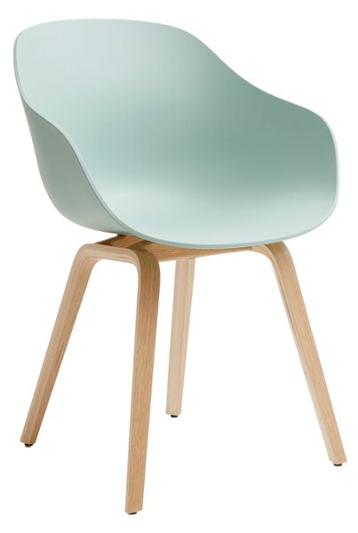HAY Jídelní židle AAC 222, Oak / Dusty mint