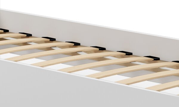 ADRK Postel PEPE, CH-Pep-W-140-E350, 140x70 cm se zásuvkou a matrací, bílá