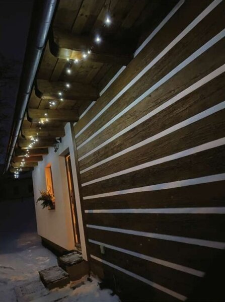 LED venkovní řetěz 40xLED/9m IP44 studená bílá