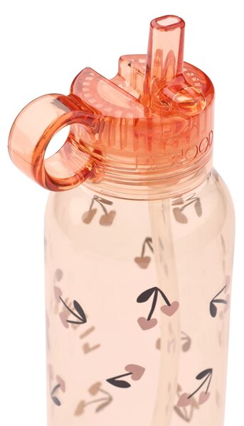 Lahev na pití pro děti Yang Tritan Cherry heart / Rosey 500 ml