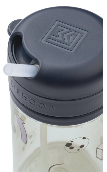 Dětská lahev s brčkem Pavia Play / Dusty Peppermint 500 ml