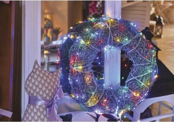 LED venkovní řetěz 75xLED/12,5m IP44 multicolor