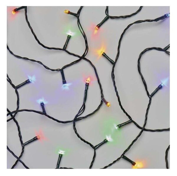 LED venkovní řetěz 80xLED/13m IP44 multicolor