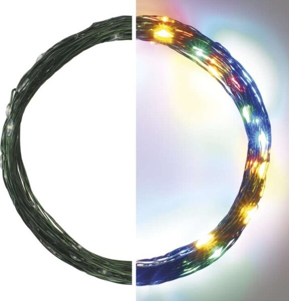 LED venkovní řetěz 75xLED/12,5m IP44 multicolor