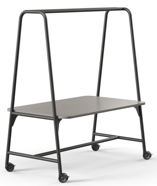 NARBUTAS - Jednací stůl ROUND MULTIPURPOSE s kolečky 160x100x74 cm