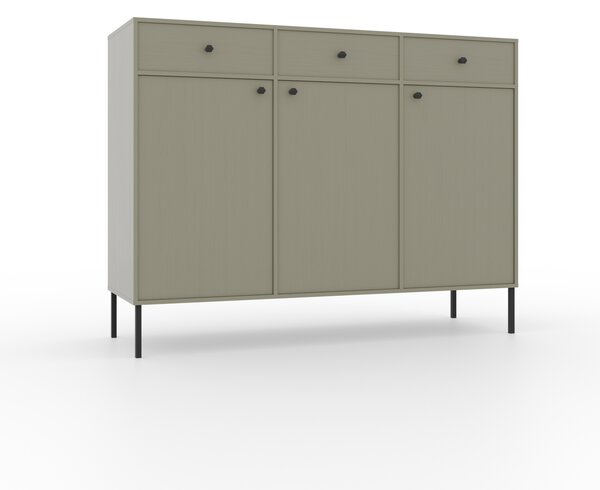 Minimalistická komoda DENRA - zelená