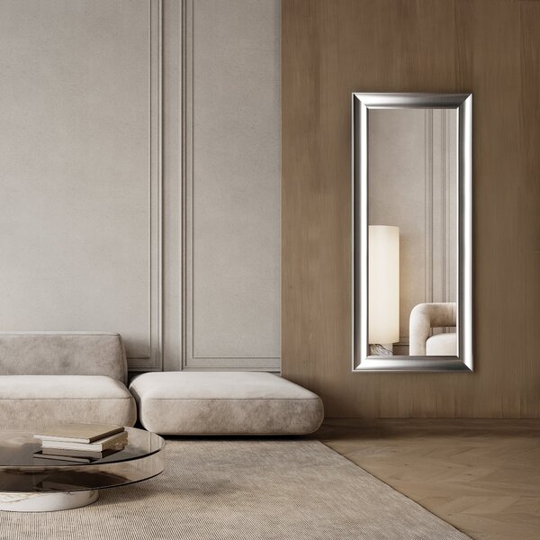 Ars Longa Monza zrcadlo 68.4x88.4 cm obdélníkový stříbrná MONZA5070-S