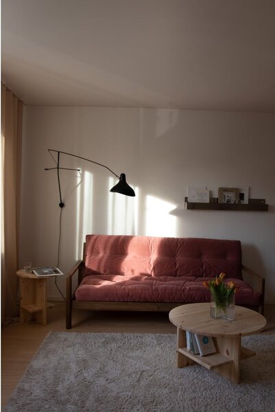 Černo-antracitová rozkládací pohovka 205 cm Knob – Karup Design