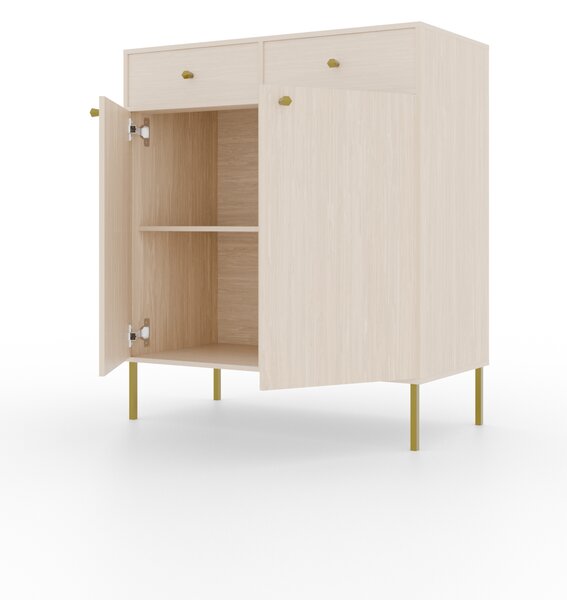 Kombinovaná minimalistická komoda DENRA - béžová