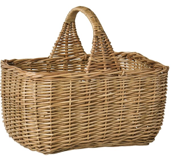 Proutěný koš Handle Across Square 30 × 42 cm
