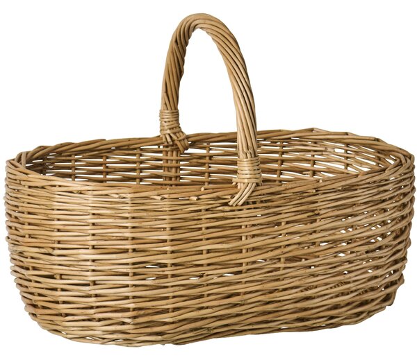 Proutěný koš Handle Across Oval 38 × 60 cm