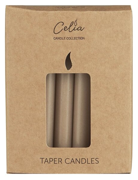 Svíčka Taper Linen – set 12 ks