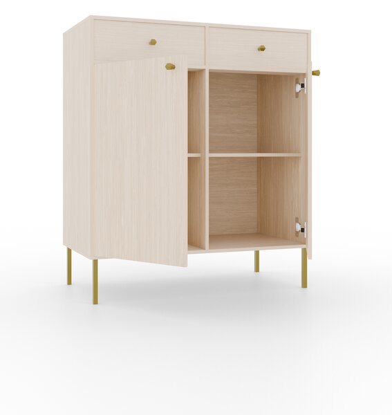 Kombinovaná minimalistická komoda DENRA - béžová