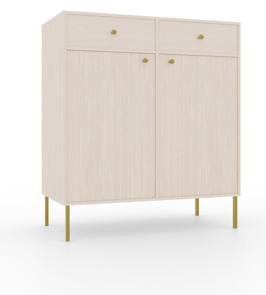 Kombinovaná minimalistická komoda DENRA - béžová
