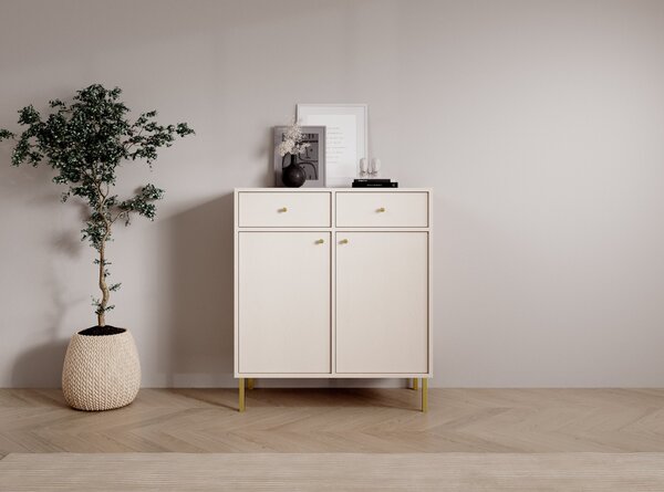 Kombinovaná minimalistická komoda DENRA - béžová